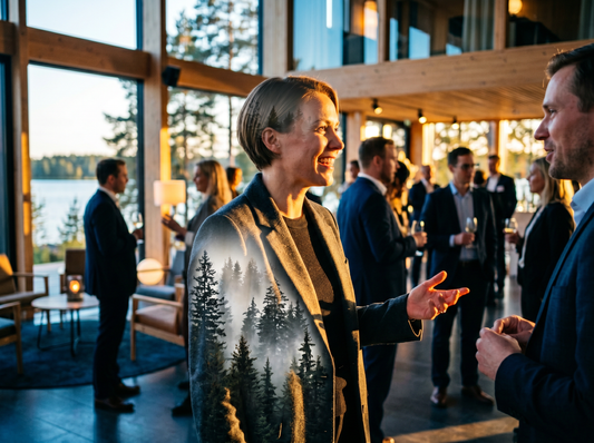How do I build a network in Finland and find referrals?